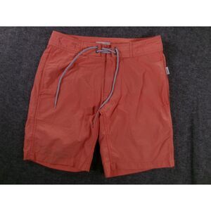 onia Shorts Mens 30 Coral Swim Trunks Drawstring Waist Resort Vibrant Beach